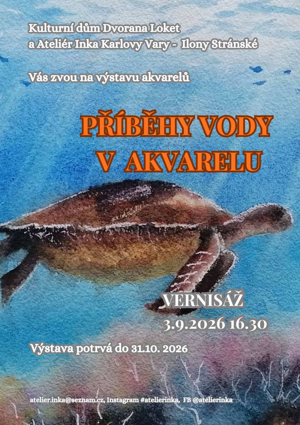 Příběh vody v akvarelu