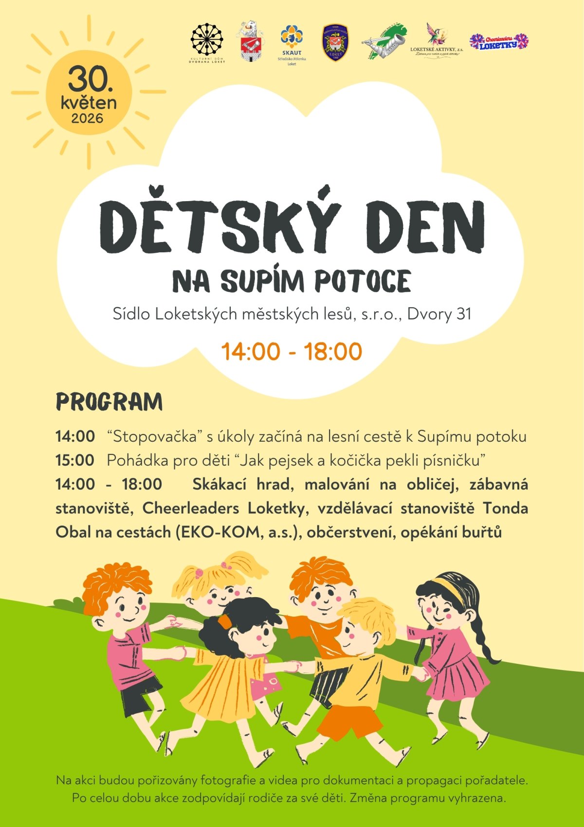 Dětský den na Supím potoce