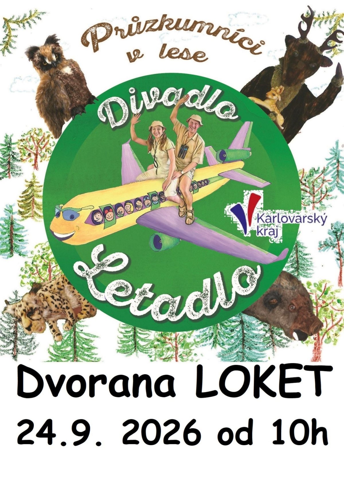 Divadlo Letadlo: Průzkumníci v lese