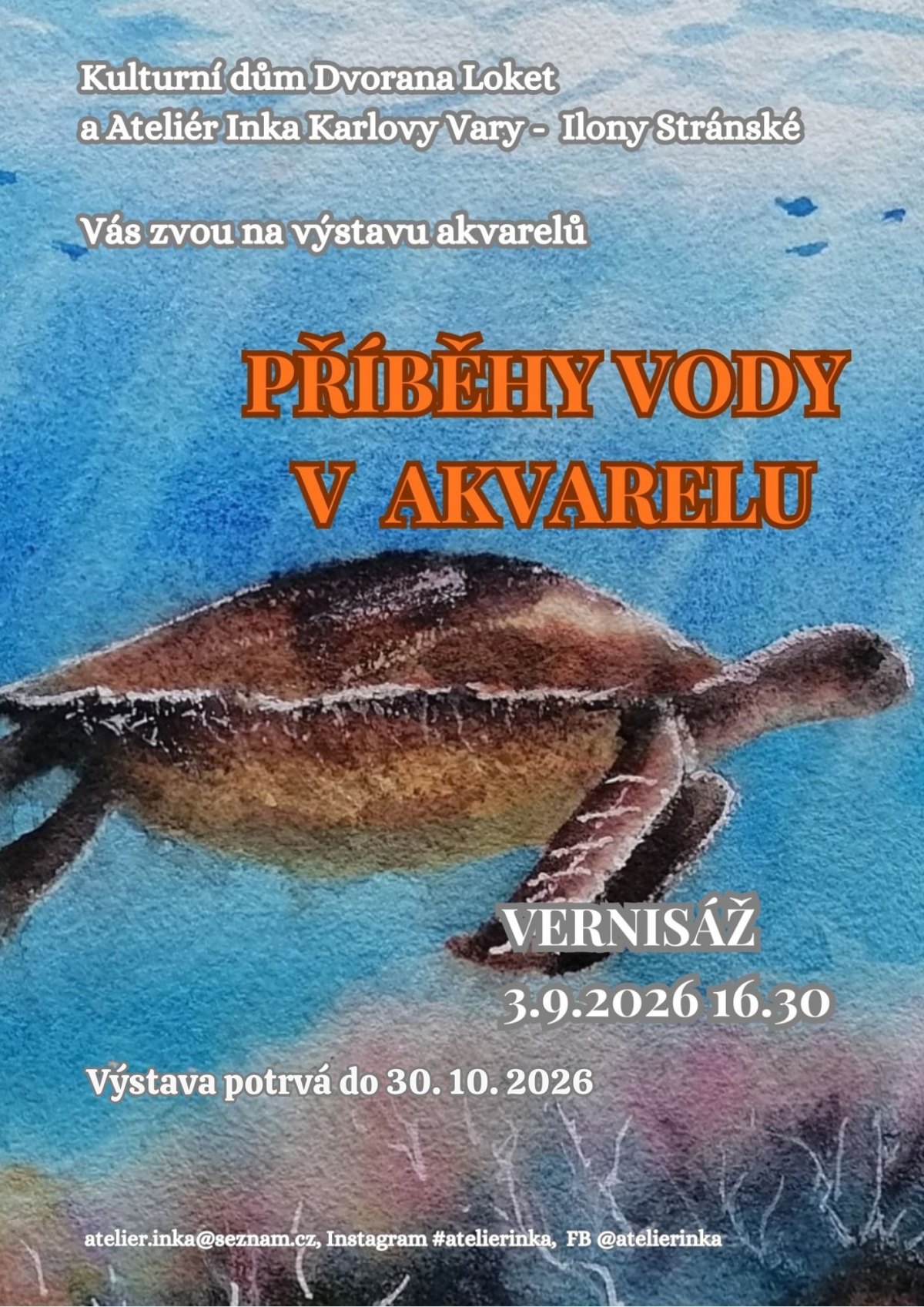 Příběh vody v akvarelu
