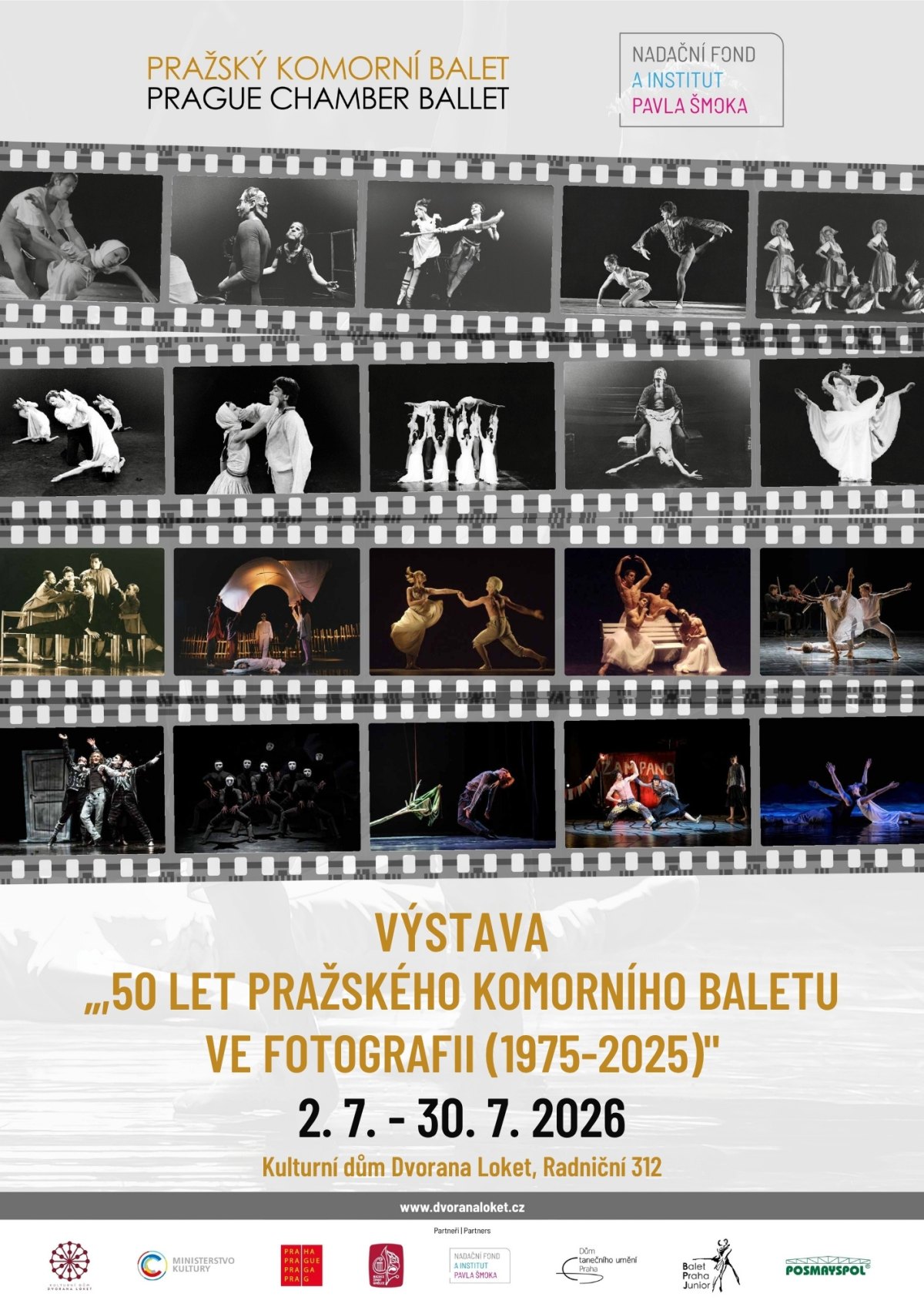 Výstava "50 LET Pražského komorního baletu ve fotografii (1975-2025)"