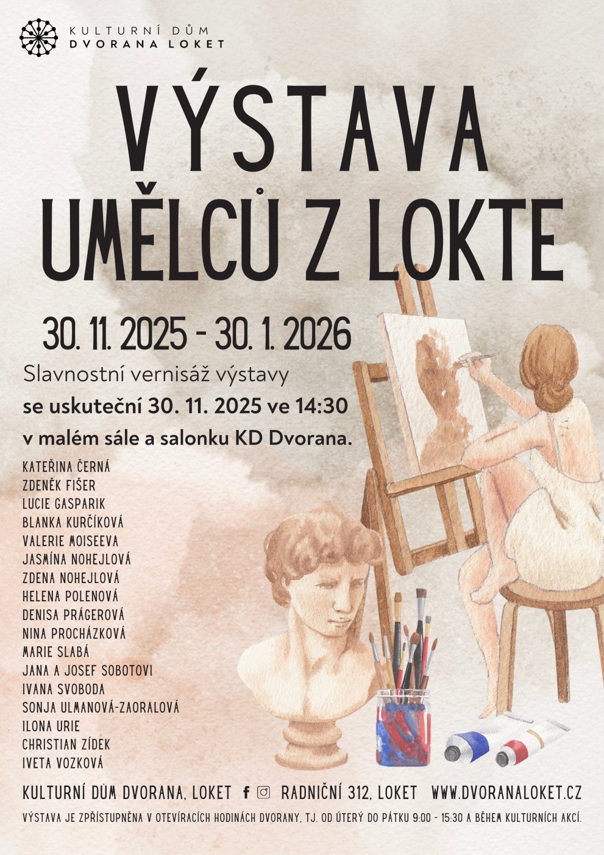 Výstava umělců z Lokte