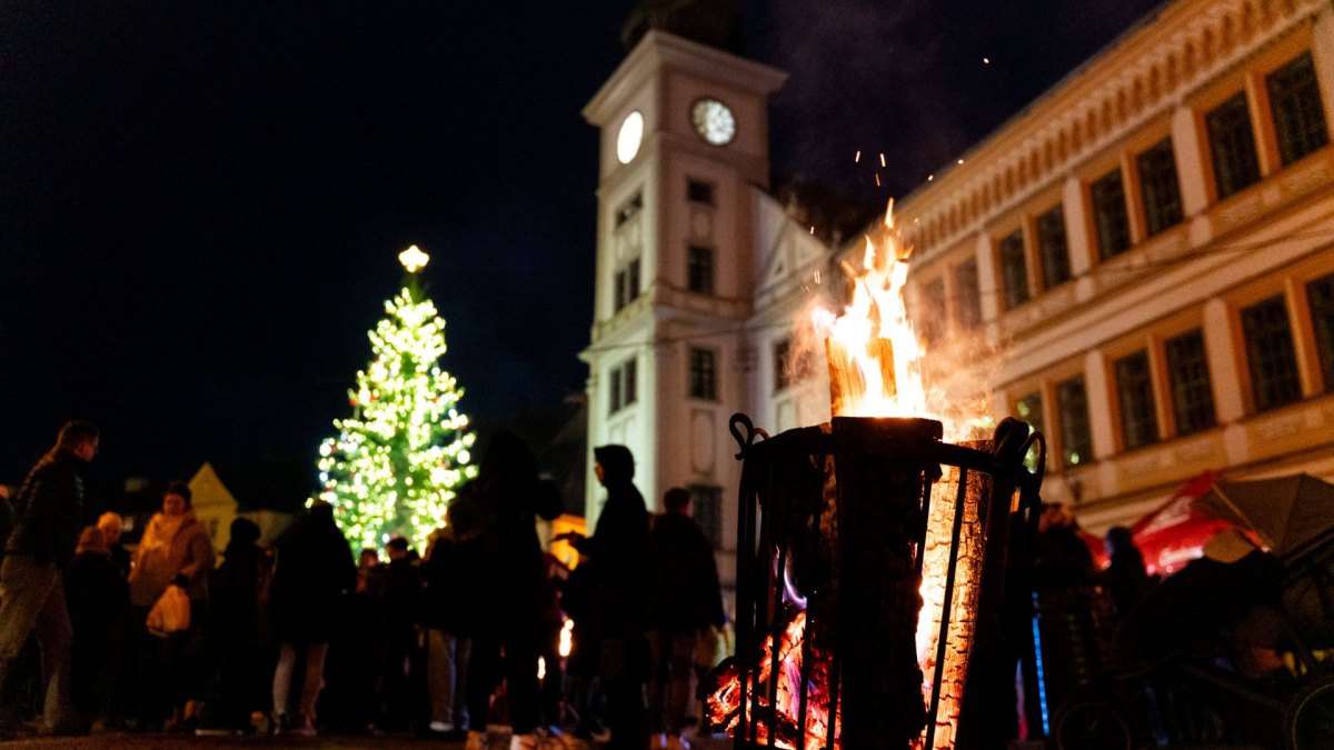 Rozsvícení vánočního stromu